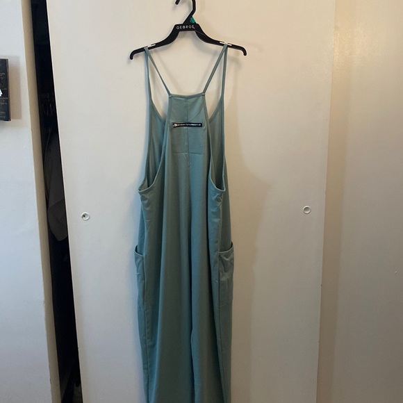 Pants - Mint Green Soft Jumpsuit
